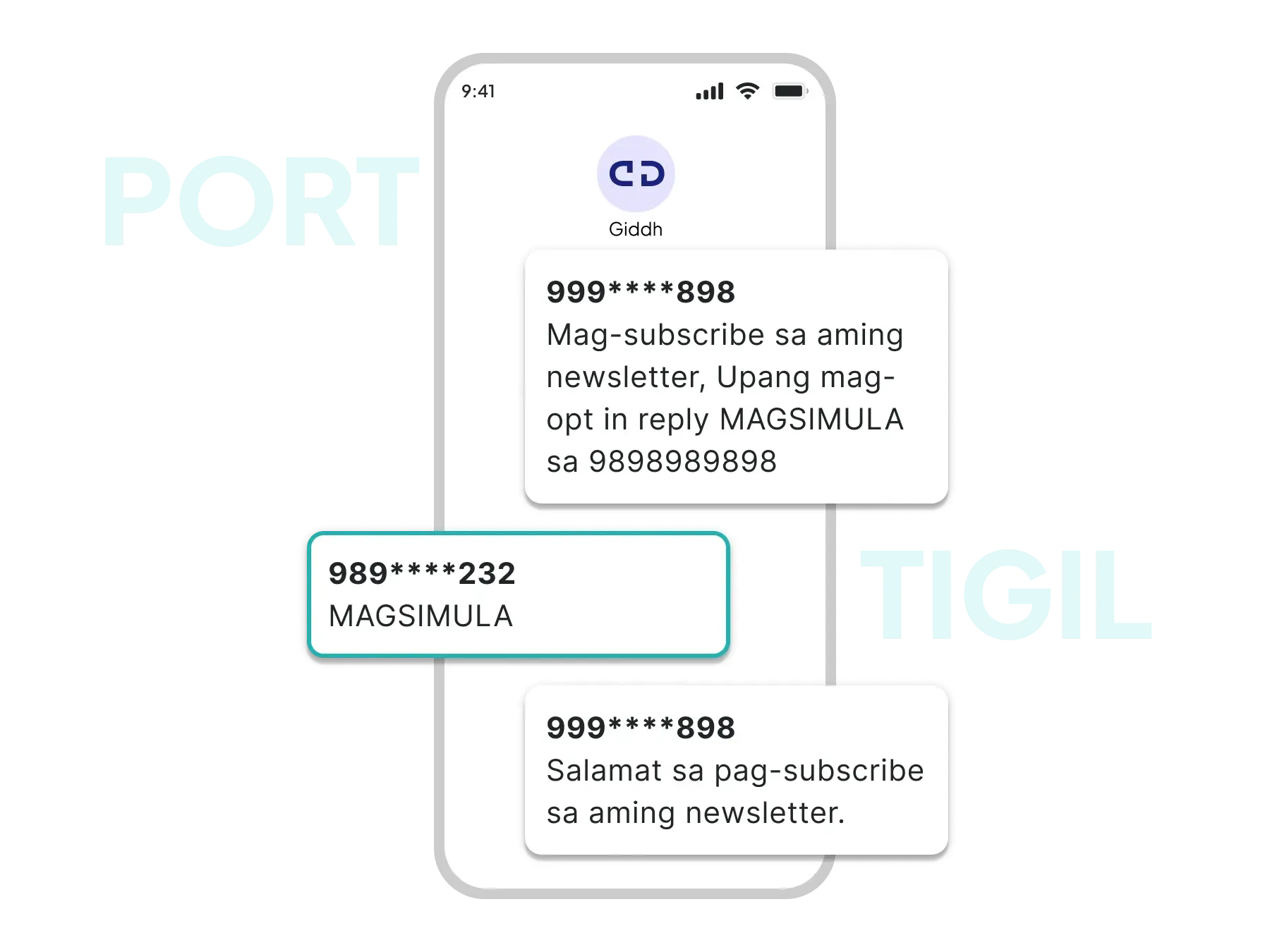 Keyword Specific Messaging