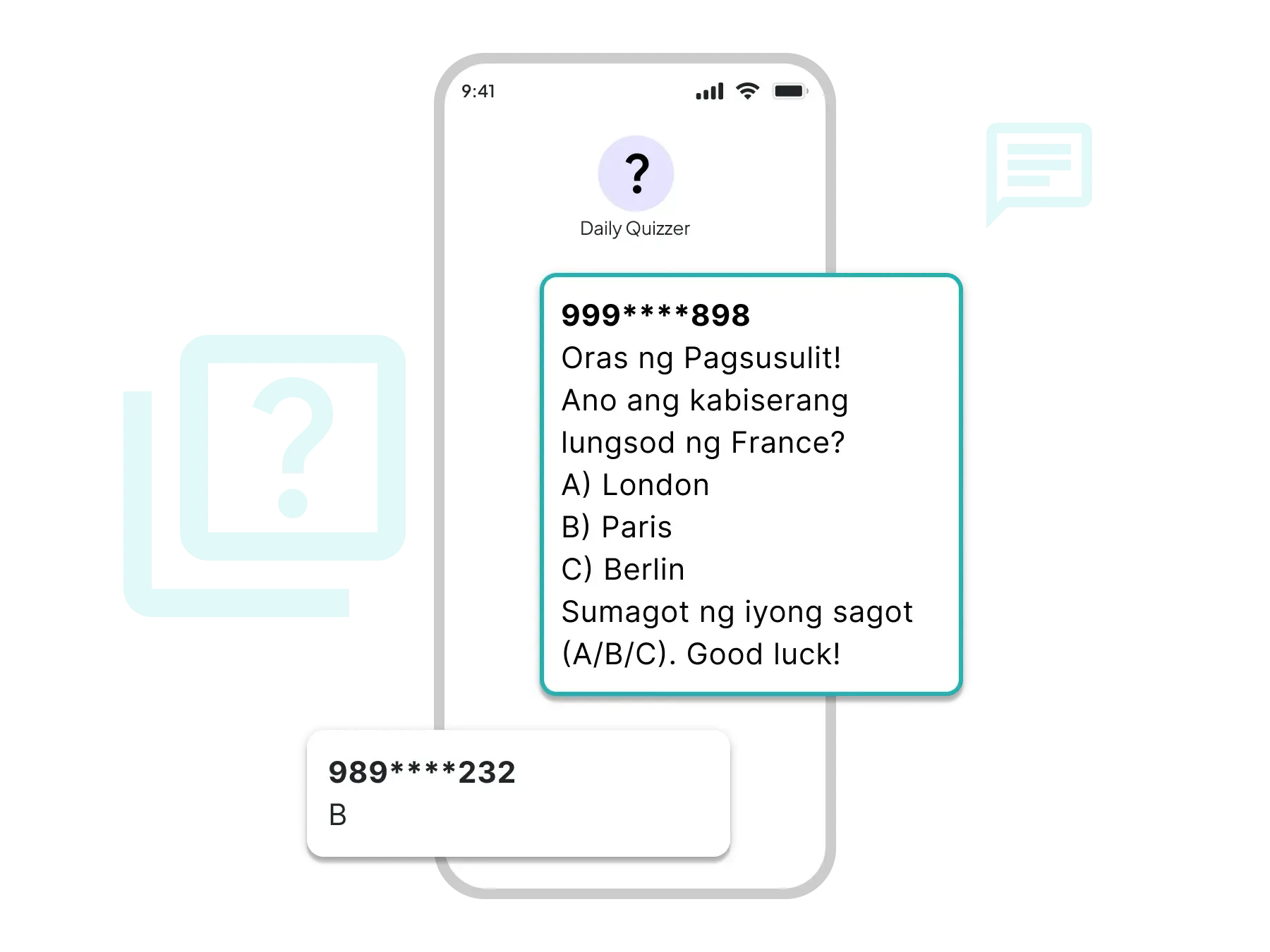Pre-formatted Set of Questions