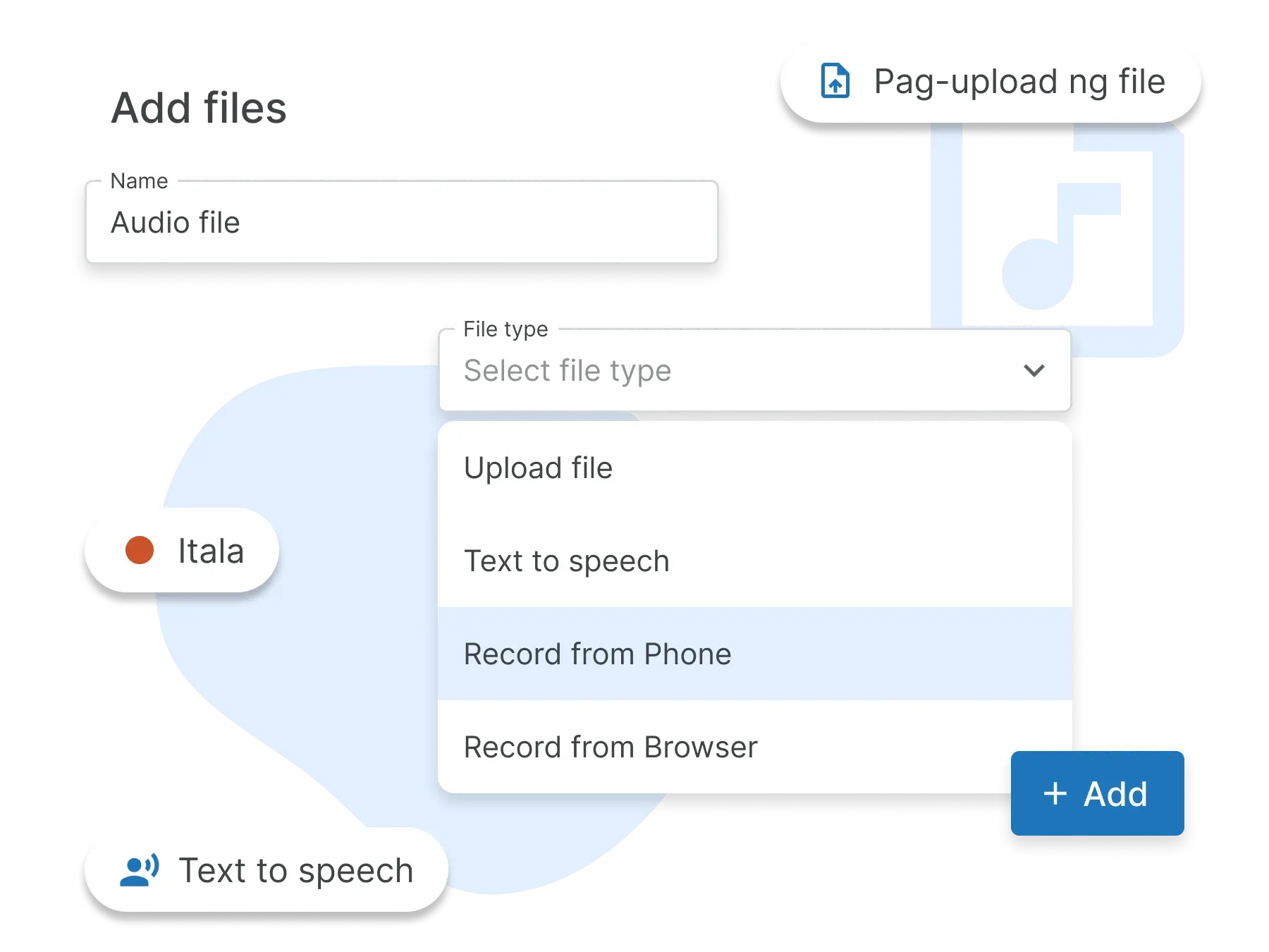 Maraming Paraan ng Pag-upload ng File