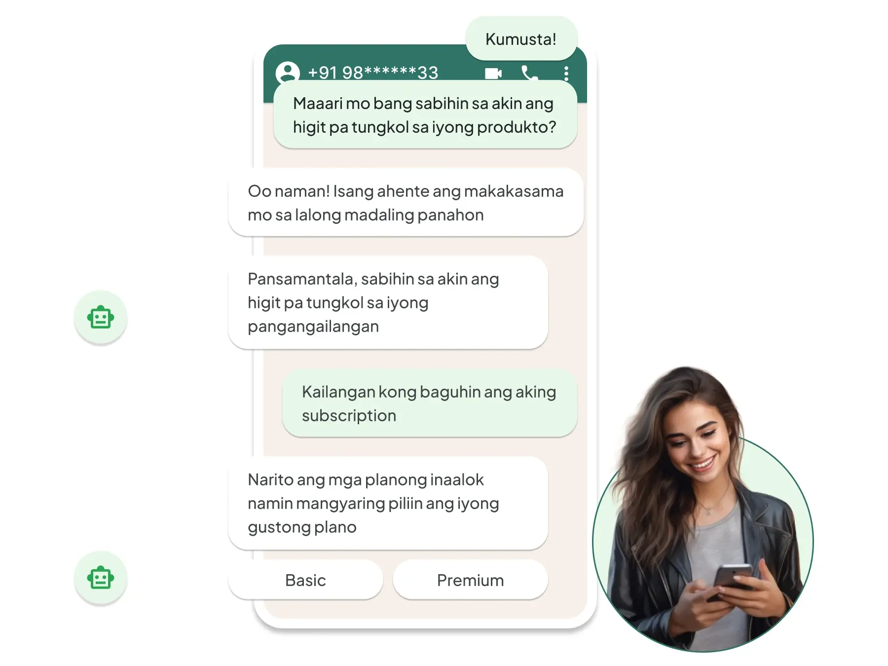 WhatsApp ChatBot: Agarang Suporta, Kahit Kailan