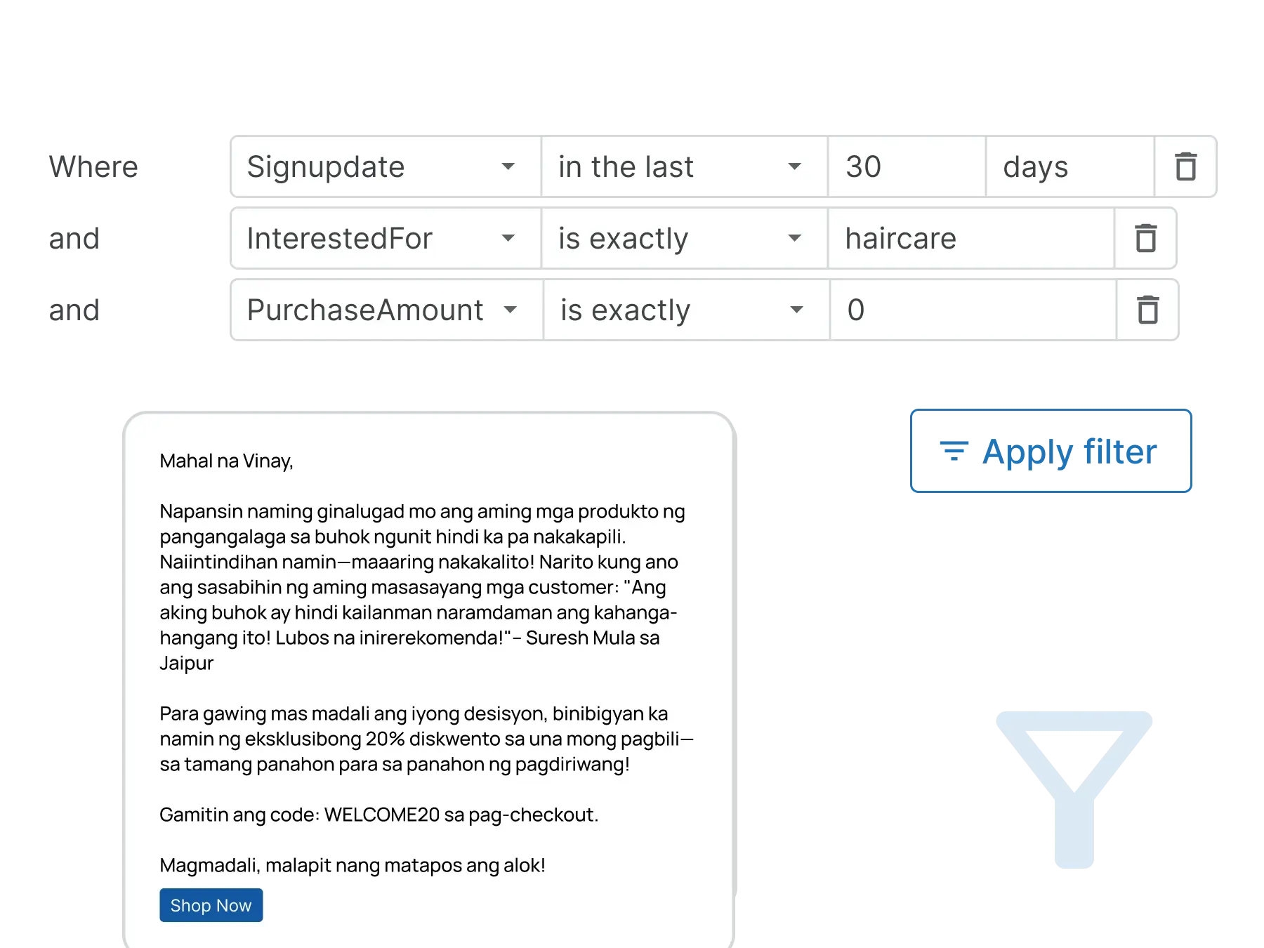Tamaan ang Tamang Audience at Magpatakbo ng Email Campaign nang Madali