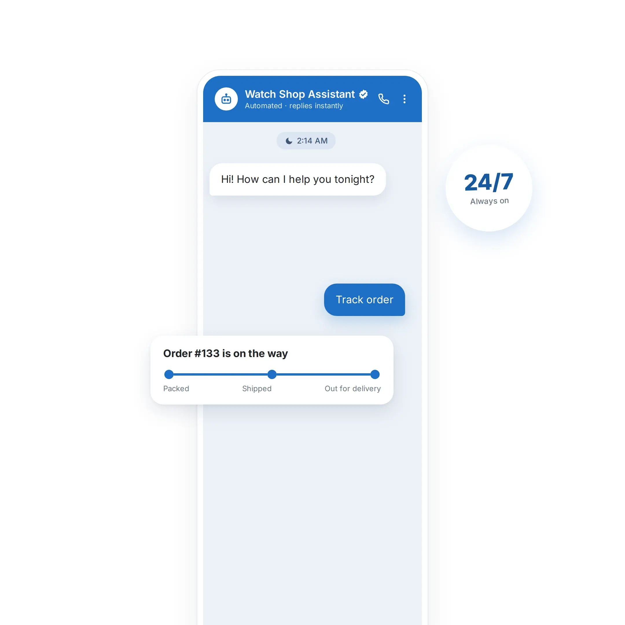 AI-Powered RCS Chatbot for 24/7 Support